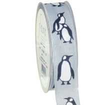 Itens Fita de presente pinguins fita de Natal tecido 25mm 15m