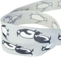 Itens Fita de presente pinguins fita de Natal tecido 25mm 15m