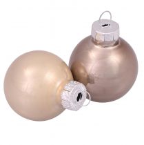 Itens Mini bolas de Natal bolas de árvore de vidro caxemira Ø3cm 22 un