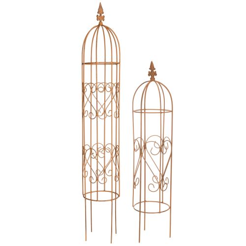 Itens Treliça de jardim, suporte para roseiras e outras plantas trepadeiras, ideal para o design do jardim, 108 cm, conjunto de 2.