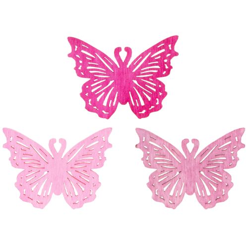 Itens Elementos decorativos em forma de borboleta para arranjos de mesa e vasos com tema de primavera, 4 cm, 72 peças