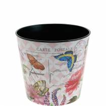 Itens Plantador padrão de flores de plástico 10,5 cm vaso de flores decoração de verão