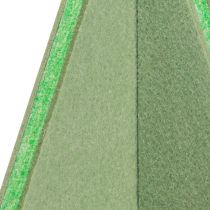 Itens Estrela decorativa de feltro para colocar decoração de Natal em feltro verde Alt.62cm