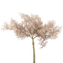 Itens Decoração de flores artificiais, ramo de coral, ramos decorativos branco marrom 40 cm 4 unidades