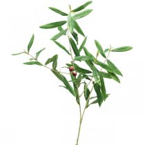 Itens Ramo decorativo de ramo de oliveira artificial com azeitonas 100cm