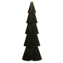 Itens Árvore de Natal de papel Árvore de Natal de papel Preto Alt.60cm