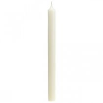 Itens Velas rústicas velas altas monocromáticas brancas 350/28mm 4 peças