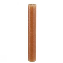 Itens Velas cônicas velas cor sólida caramelo 34x240mm 4 un