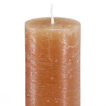 Itens Velas cônicas velas cor sólida caramelo 34x240mm 4 un