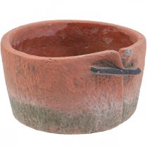 Itens Vaso de flor de concreto cachepot vaso de terracota Ø18.5cm A10.5cm