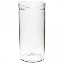 Itens Vaso de flor, cilindro de vidro, vaso de vidro redondo Ø10cm A21,5cm