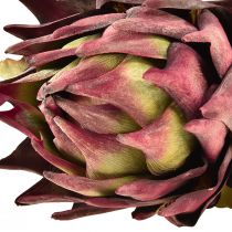 Itens Alcachofra Artificial Grande Flor Artificial Olhar Seco Roxo 76cm