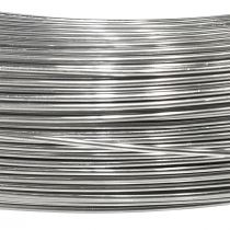 Itens Fio artesanal fio de alumínio prateado fio decorativo Ø1,5mm 1000g