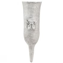 Itens Vaso grave vaso em poliresina com motivo de anjo para encaixar Alt.29cm