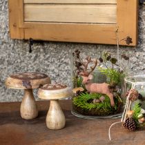 Itens Decoração de cogumelo de madeira decoração de madeira de cogumelo decoração natural de outono Ø15cm Alt.14,5cm