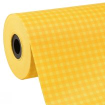 Itens Cuff papel lenço de papel flor papel amarelo cheque 25cm 100m