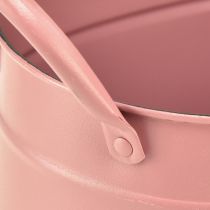 Itens Plantador de metal oval vaso rosa 24/21/18cm conjunto de 3 peças