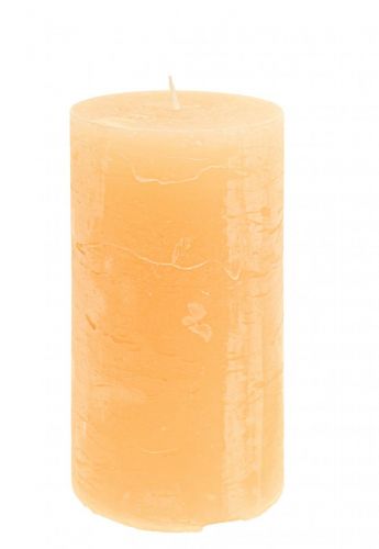 Floristik24 Velas damasco velas de pilar de cor clara 85×150mm 2uds