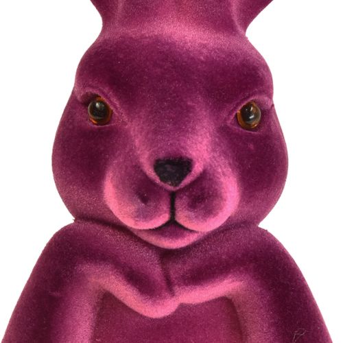 Itens Bunny Thinking Busto de coelhinho flocado Páscoa 16,5×13×27cm