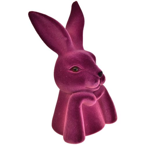 Itens Bunny Thinking Busto de coelhinho flocado Páscoa 16,5×13×27cm