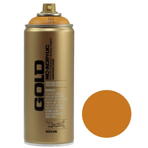Tinta Spray Spray Ocre Montana Gold Terra Matt 400ml