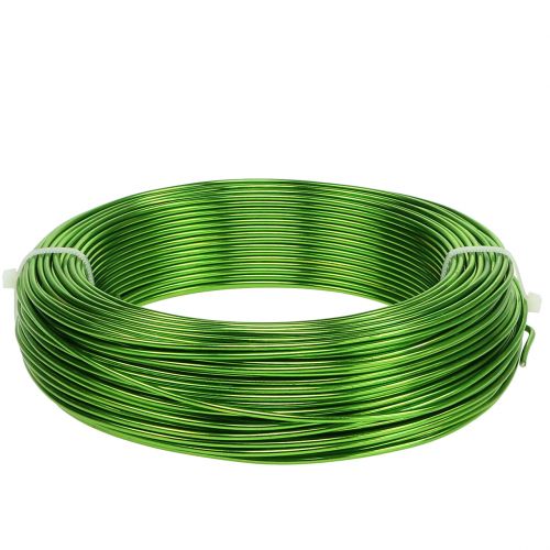 Itens Fio de alumínio Ø2mm maio verde 60m 500g