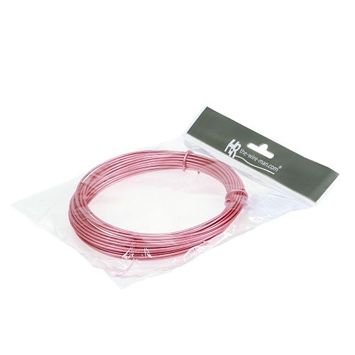 Itens Fio de alumínio rosa Ø2mm 12m