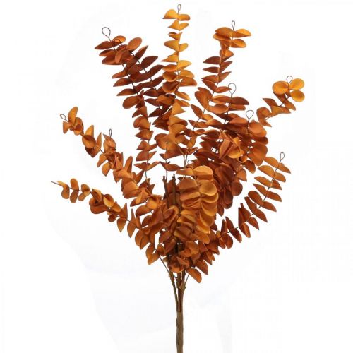 Itens Plantas artificiais decoração de outono ramo artificial folhas laranja 46cm