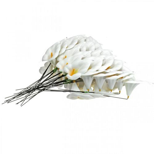 Itens Calla média em fio 50 unid.