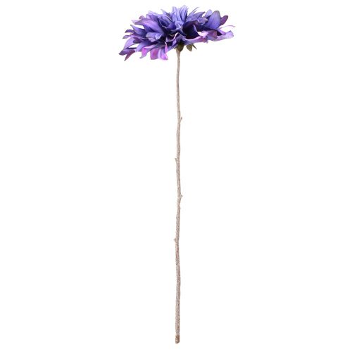 Itens Dália artificial com flores grandes em roxo C58cm