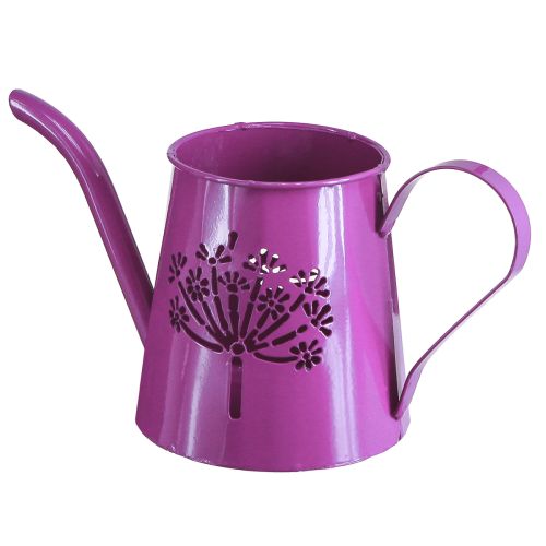 Regador decorativo jarro de metal dente de leão roxo Alt.12cm 2 unidades