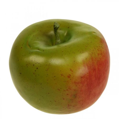 Maçã decorativa vermelha verde, fruta decorativa, chupeta de comida Ø8cm