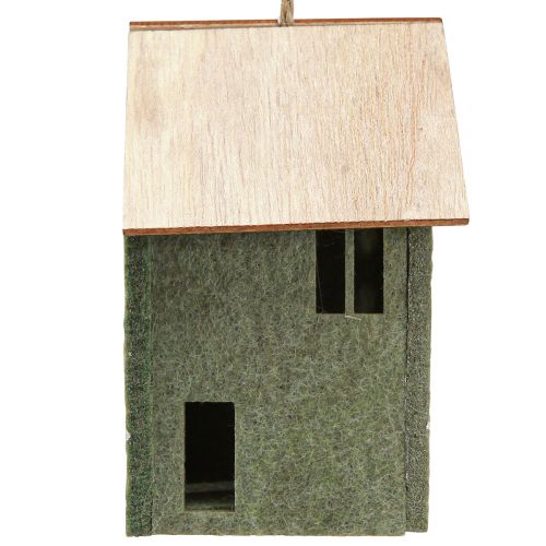 Itens Cabide decorativo em feltro para decoração de casa verde natural 6cm x 8cm x 11cm 4 un