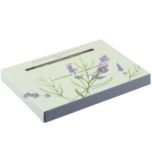 Itens Velas perfumadas lavanda camomila luzes de chá brancas Ø3,5cm 12 un