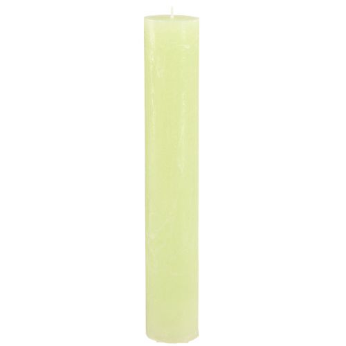 Itens Velas sólidas verde limão​​​​​​​ Velas cônicas 50×300mm 4 un