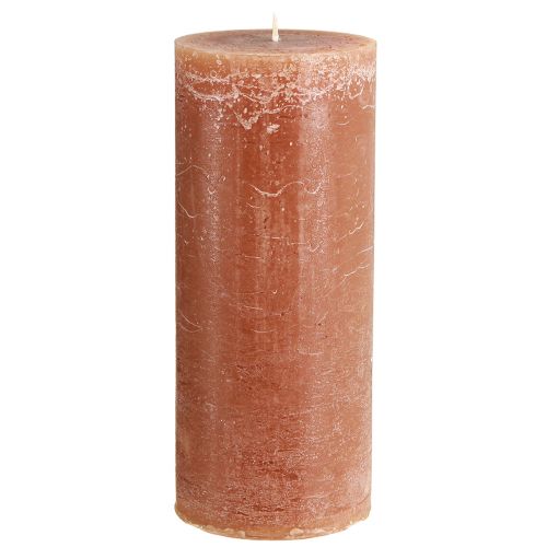 Velas de cor sólida velas pilar caramelo 85×200mm 2 unidades