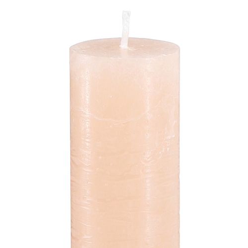 Itens Velas de cor sólida velas de mesa damasco 34x240mm 4 un