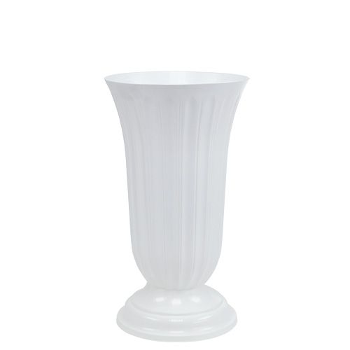 Itens Vaso Lilia branco Ø16cm 1ud