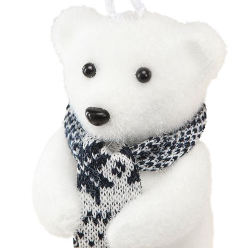 Floristik24 Decoração urso polar para pendurar figuras de decoração de inverno 11×7cm 4 un