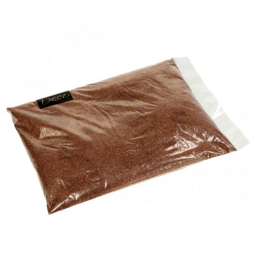 Itens Cor areia cobre decorativo areia castanho Ø0,5mm 2kg