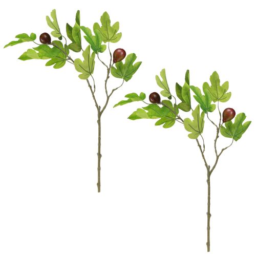 Itens Ramo de figo, ramo decorativo, fruta decorativa, decoração de figo, 64 cm, 2 peças