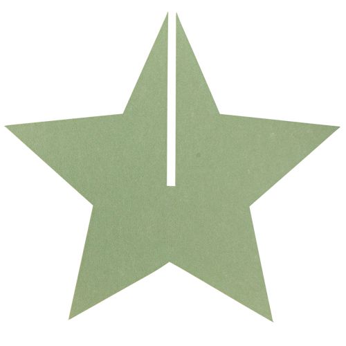 Itens Estrela decorativa de feltro para colocar decoração de Natal em feltro verde Alt.62cm