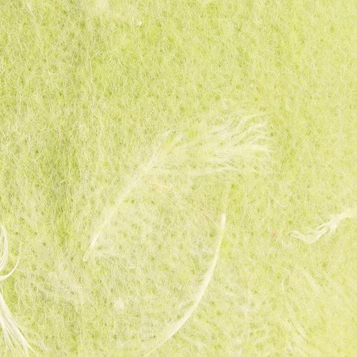 Itens Fita de feltro fita de lã tecido decorativo penas verde claro feltro de lã 15cm 5m