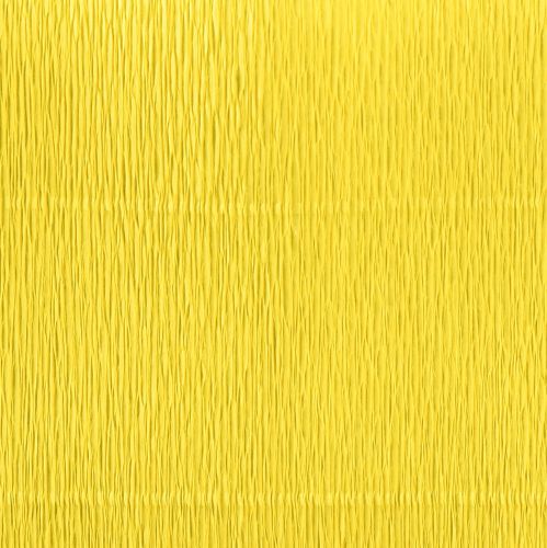 Itens Flor crepe amarelo L10cm gramatura 128g/m² L250cm 2 peças