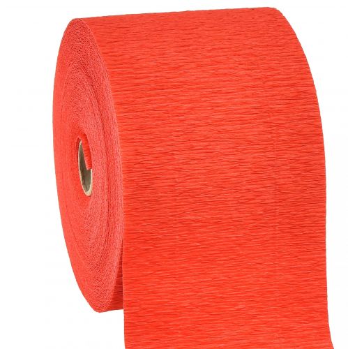 Itens Flor crepe vermelho W10cm gramatura 128g/m² L250cm 2un