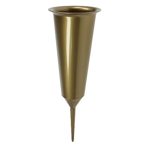 Floristik24 Vaso túmulo ouro 33cm