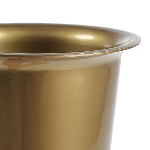 Itens Vaso túmulo ouro 33cm