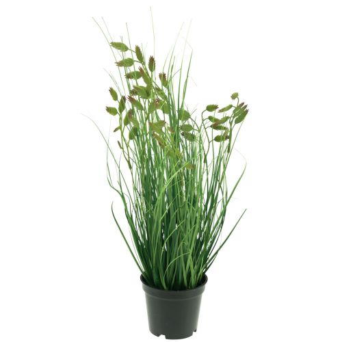Itens Planta em vaso artificial de grama artificial de grama quaking 36cm