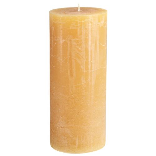 Floristik24 Velas grandes em mel pilar velas 85mmx200mm 2 un