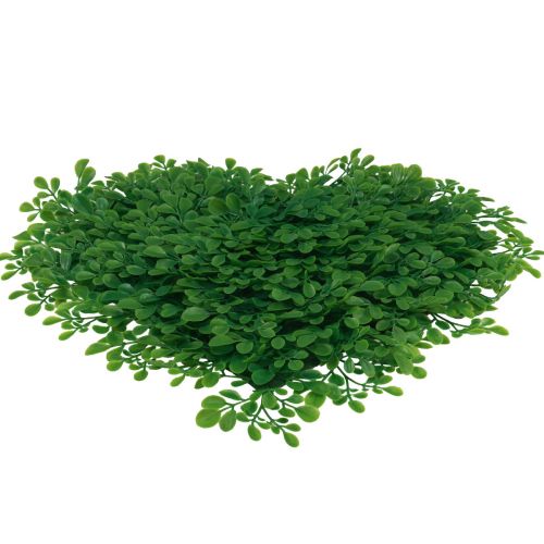 Itens Tapete decorativo artificial de buxo coração decorativo verde 30,5 cm